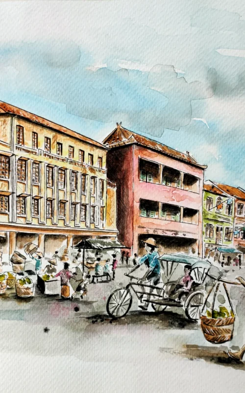 Watercolour - Olden Days