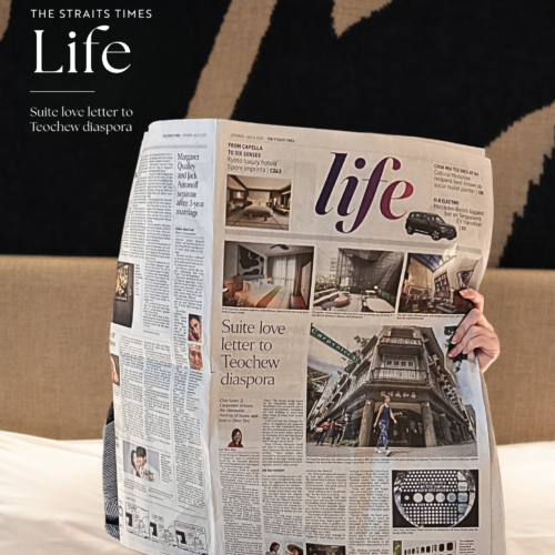 21 Carpenter Featured in The Straits Times Life – “Suite Love Letter to Teochew Diaspora” The Straits Times Life feature on 21 Carpenter, titled “Suite Love Letter to Teochew Diaspora”